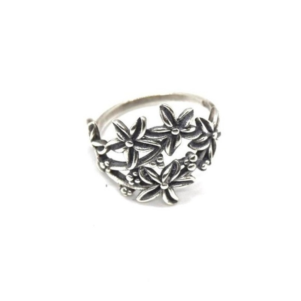 Tropical Hawaiian Plumeria Ring